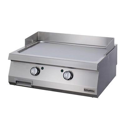 Öztiryakiler - Öztiryakiler Grill Plate, Set Üstü, Düz, Elektirikli, Krom, 80x90 cm