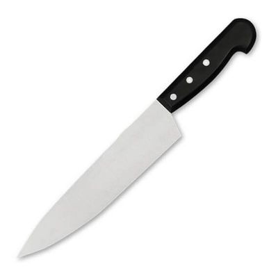 Gurmeaid Şef Bıçağı, Plastik Saplı, 19 cm, Siyah