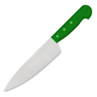 Gurmeaid Şef Bıçağı, Plastik Saplı, 23 cm, Yeşil
