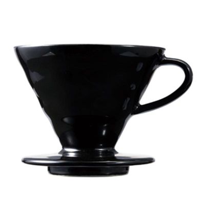 Hario Kasuya Model V60 Seramik Dripper, Siyah