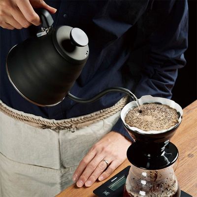 Hario Kasuya Model V60 Seramik Dripper, Siyah
