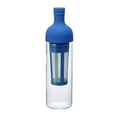 Hario - Hario Soğuk Demleme Filtreli Şişe, 650 ml, Mavi