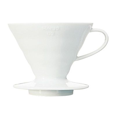 Hario - Hario V60 02 Dripper, Plastik, Beyaz