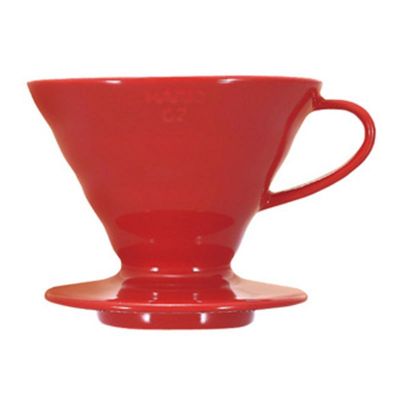 Hario - Hario V60 02 Dripper, Seramik, Kırmızı