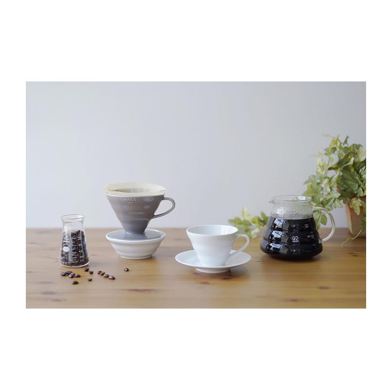 Hario V60 02 Seramik Dripper, Gri Fiyat