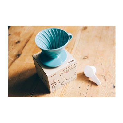 Hario V60 02 Seramik Dripper, Turkuaz
