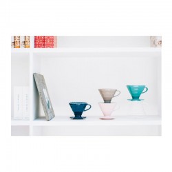 Hario V60 02 Seramik Dripper, Turkuaz - Thumbnail