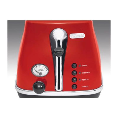 Delonghi - Delonghi CTO 2003.R Icona Ekmek Kızartma Makinesi, Kırmızı (1)