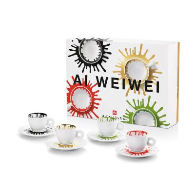 illy AI WEIWEI Capuccino Fincan Takımı, 4 Adet