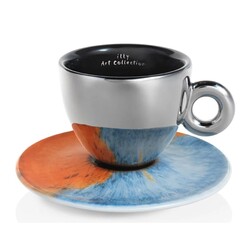 illy Art Collection 2018 Marc Quinn Cappuccino 2’li Fincan Takımı, 170 cc - Thumbnail