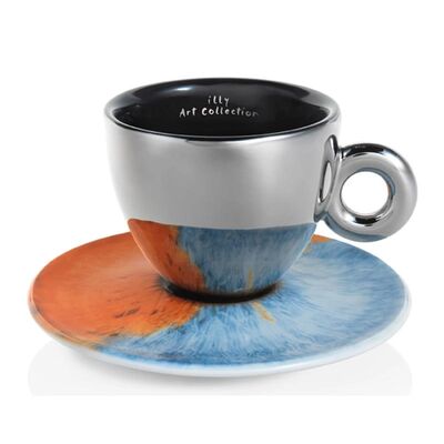 illy Art Collection 2018 Marc Quinn Cappuccino 2’li Fincan Takımı, 170 cc