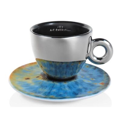 illy Art Collection 2018 Marc Quinn Cappuccino 2’li Fincan Takımı, 170 cc