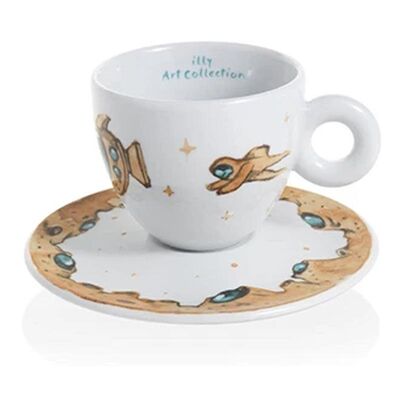 illy - illy Art Collection 2018 Max Petrone Cappuccino 6’lı Fincan Takımı, 170 cc (1)
