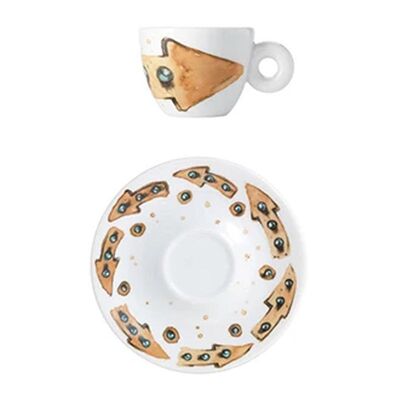 illy Art Collection 2018 Max Petrone Espresso 2’li Fincan Takımı, 60 cc