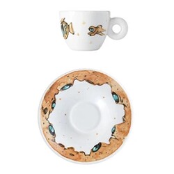 illy Art Collection 2018 Max Petrone Espresso 2’li Fincan Takımı, 60 cc - Thumbnail