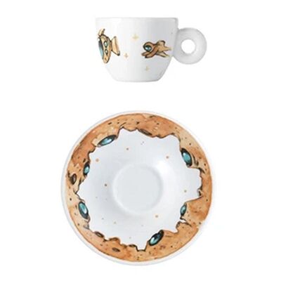 illy Art Collection 2018 Max Petrone Espresso 2’li Fincan Takımı, 60 cc