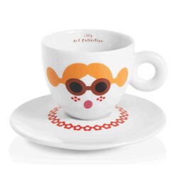 illy Art Collection 2019 Olimpia Zagnoli Cappuccino 6’lı Fincan Takımı, 170 cc - Thumbnail