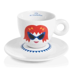 illy Art Collection 2019 Olimpia Zagnoli Cappuccino 6’lı Fincan Takımı, 170 cc - Thumbnail