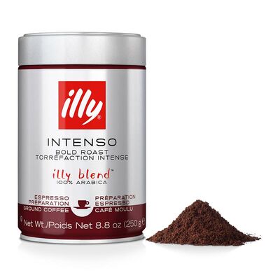 illy Öğütülmüş Toz Kahve, Koyu Kavrulmuş, 250 gr