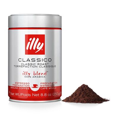 illy Öğütülmüş Toz Kahve, Orta Kavrulmuş, 250 gr