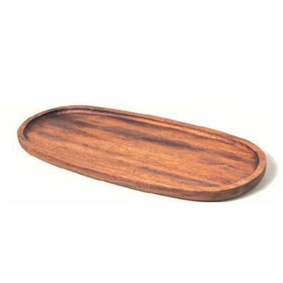 Biradlı - Biradlı İreko Oval Sunum Tahtası 38x16,5x2 cm