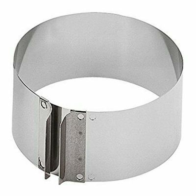 Kaiser - Kaiser Ayarlı Kek Halkası, Paslanmaz, Çap 16.5-32 cm
