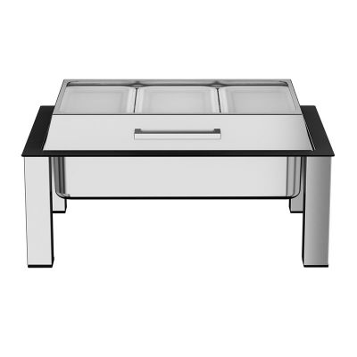 Kapp - Kapp Fusion Chafing Dish, GN 1/1, Cam Kapaklı, 9 L