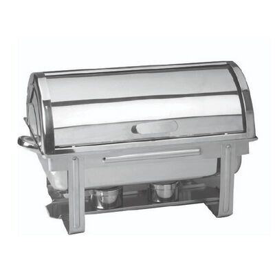 Kayalar Chafing Dish, Roll Top Kapaklı, Ekonomik, Jel Yakıtlı