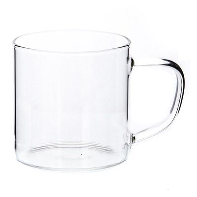 Keenmax - Keenmax Cam 6'lı Kulplu Bardak, 150 ml