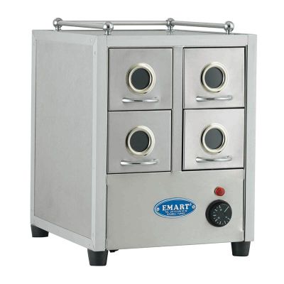 Emart - Emart Klasik Kuruyemiş Isıtıcısı 4 Çekmeceli Paslanmaz