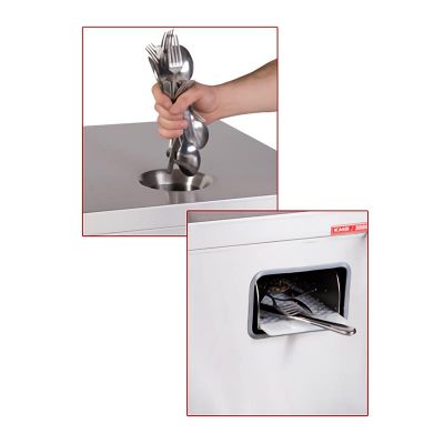 KMS 3000 Çatal, Kaşık, Bıçak Silme Makinesi, Set Üstü