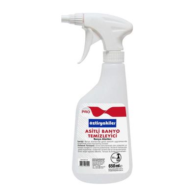 Öztiryakiler - Öztiryakiler Köpük Aparatlı Şişe Asitli Banyo WC Ürünleri, 650 ml