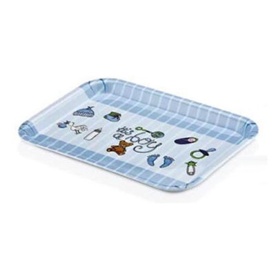 Külsan Thermoset - Külsan Thermoset Baby Life Bebek Tepsi, 31x23 cm, Mavi