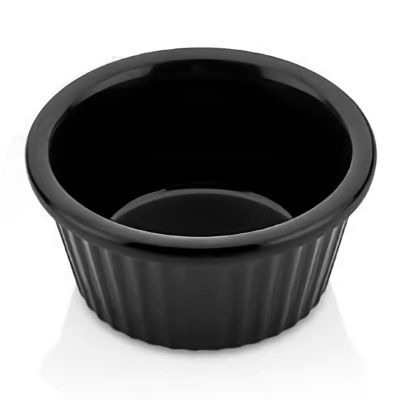 Külsan Thermoset - Külsan Thermoset Ramekins, Minimal, Ø 7 cm, 60 ml, Siyah
