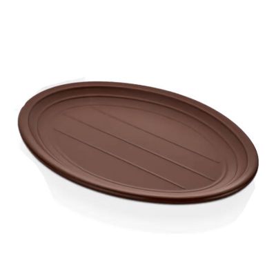 Külsan Thermoset - Külsan Thermoset Tabak, Oval, 36x26.2 cm, Kahverengi