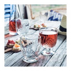La Rochere Belle Ile Kabuk Desenli Cam Şarap Kadehi, 290 ml - Thumbnail