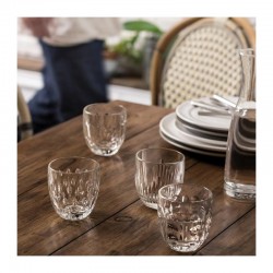 La Rochere Troquet Facettes Cam Su Bardak, 230 ml - Thumbnail