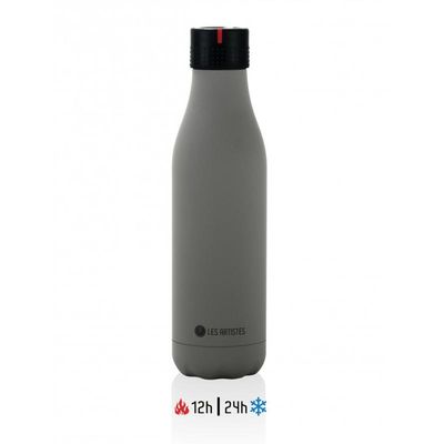 Les Artistes - Les Artistes Zamanlamalı Termos, 16.5 oz, 500 ml, Gri