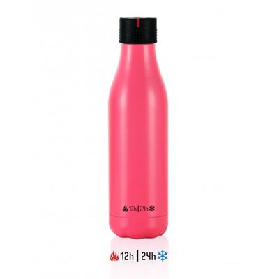 Les Artistes - Les Artistes Zamanlamalı Termos, 16.5 oz, 500 ml, Pembe (1)