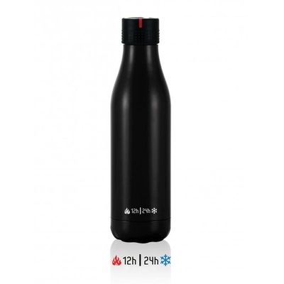 Les Artistes - Les Artistes Zamanlamalı Termos, 16.5 oz, 500 ml, Siyah (1)