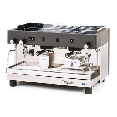 Magister Tall Cup Yarı Otomatik Espresso Kahve Makinesi, 2 Gruplu