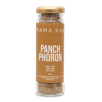 Mama Ram - Mama Ram Panch Phoron Bengal Baharatı, Cam Şişe, 45 gr