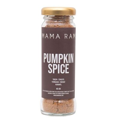 Mama Ram - Mama Ram Pumpkin Spice Baharat, Cam Şişe, 45 gr