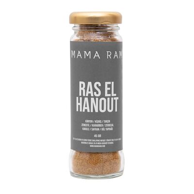 Mama Ram - Mama Ram Ras el Hanout Fas Baharatı, Cam Şişe, 50 gr