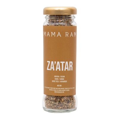 Mama Ram - Mama Ram Za'atar Ortadoğu Baharatı, Cam Şişe, 40 gr