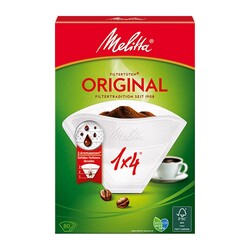 Melitta 1x4 Original Kahve Filtre Kağıdı, Beyaz - Thumbnail