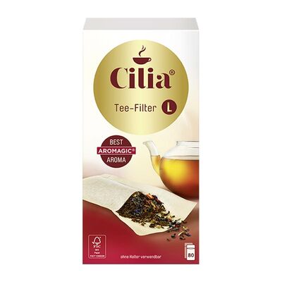 Melitta Cilia Çay Filtresi, Büyük Boy, 80 Adet