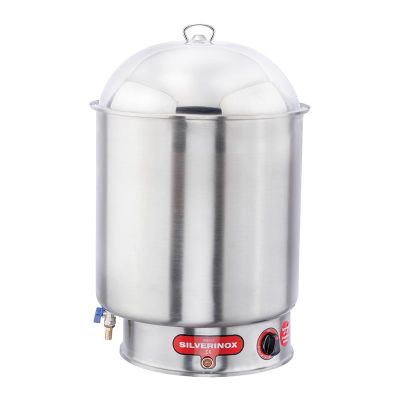 SilverInox Mısır Haşlama Kazanı, Elektrikli, 36 L