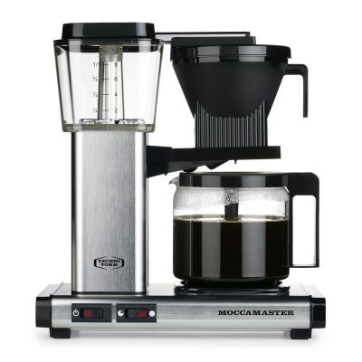 Moccamaster - Moccamaster KBG 741 AO Filtre Kahve Makinesi, Fırçalı Gümüş