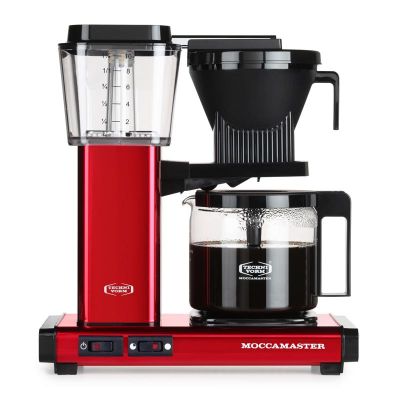 Moccamaster - Moccamaster KBG 741 AO Filtre Kahve Makinesi, Metalik Kırmızı